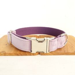 MUTTCO drawstring traction belt set (Option: Light purple Collar-XL)